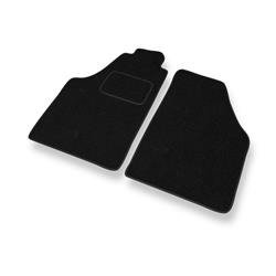 Tapis de sol feutre pour Fiat Idea (2003-2012) - tapis de voiture - noir - DGS Autodywan