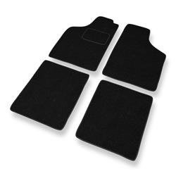 Tapis de sol feutre pour Fiat Uno II (1989-2002) - tapis de voiture - noir - DGS Autodywan