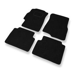 Tapis de sol feutre pour Honda Civic VI (5 portes) (1996-2000) - tapis de voiture - noir - DGS Autodywan