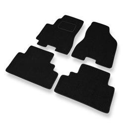 Tapis de sol feutre pour Hyundai Tucson I (2004-2010) - tapis de voiture - noir - DGS Autodywan