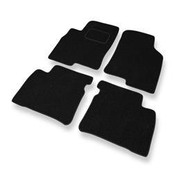 Tapis de sol feutre pour Hyundai XG (1999-2005) - tapis de voiture - noir - DGS Autodywan