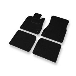 Tapis de sol feutre pour Lexus LS III XF30 (2000-2006) - tapis de voiture - noir - DGS Autodywan