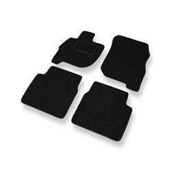 Tapis de sol feutre pour Mitsubishi Galant IX (2006-2012) - tapis de voiture - noir - DGS Autodywan