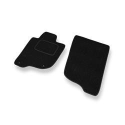 Tapis de sol feutre pour Mitsubishi L200 IV (2006-2015) - tapis de voiture - noir - DGS Autodywan