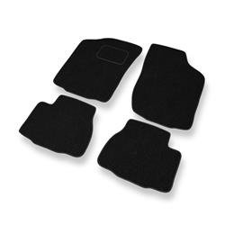 Tapis de sol feutre pour Nissan Micra II (1992-2003) - tapis de voiture - noir - DGS Autodywan