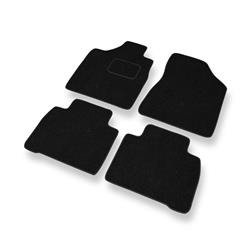 Tapis de sol feutre pour Nissan Murano I (2002-2007) - tapis de voiture - noir - DGS Autodywan