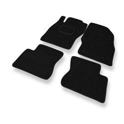 Tapis de sol feutre pour Opel Adam (2013-2019) - tapis de voiture - noir - DGS Autodywan