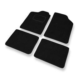 Tapis de sol feutre pour Renault Clio I (1990-1998) - tapis de voiture - noir - DGS Autodywan