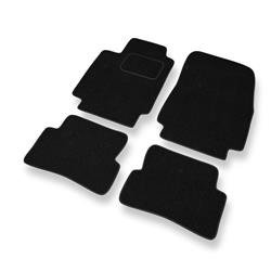 Tapis de sol feutre pour Renault Thalia II (2008-2012) - tapis de voiture - noir - DGS Autodywan