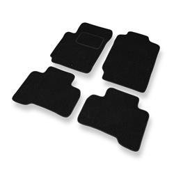 Tapis de sol feutre pour Suzuki XL7 II (2007-2009) - tapis de voiture - noir - DGS Autodywan