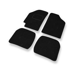 Tapis de sol feutre pour Toyota Corolla VII (1991-1997) - tapis de voiture - noir - DGS Autodywan