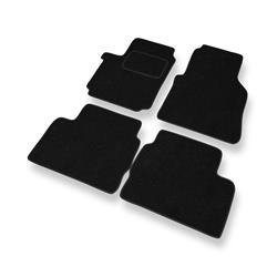 Tapis de sol feutre pour Volkswagen Amarok I (2009-....) - tapis de voiture - noir - DGS Autodywan