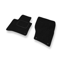 Tapis de sol feutre pour Volkswagen Touareg II (2010-....) - tapis de voiture - noir - DGS Autodywan