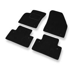 Tapis de sol feutre pour Volvo V50 I (2004-2012) - tapis de voiture - noir - DGS Autodywan