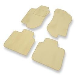 Tapis de sol velours pour Alfa Romeo 145 I (1994-2000) - Premium tapis de voiture - beige - DGS Autodywan