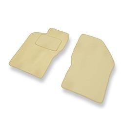 Tapis de sol velours pour Alfa Romeo 147 (2000-2010) - Premium tapis de voiture - beige - DGS Autodywan