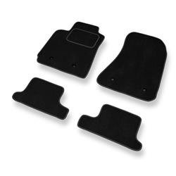 Tapis de sol velours pour Alfa Romeo Brera (2005-2010) - Premium tapis de voiture - noir - DGS Autodywan