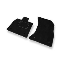 Tapis de sol velours pour Audi Q5 II (2017-....) - Premium tapis de voiture - noir - DGS Autodywan