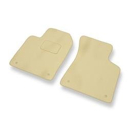 Tapis de sol velours pour Audi TT I 8N (1998-2006) - Premium tapis de voiture - beige - DGS Autodywan