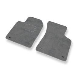 Tapis de sol velours pour Audi TT I 8N (1998-2006) - Premium tapis de voiture - gris - DGS Autodywan