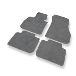 Tapis de sol velours pour BMW 2 (2015-....) - Premium tapis de voiture - gris - DGS Autodywan