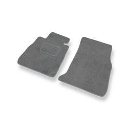 Tapis de sol velours pour BMW 4 F32, F36 (2014-2021) - Premium tapis de voiture - gris - DGS Autodywan