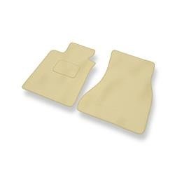 Tapis de sol velours pour BMW 5 G30 (2017-....) - Premium tapis de voiture - beige - DGS Autodywan