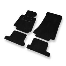 Tapis de sol velours pour BMW 8 I E31 (1989-1999) - Premium tapis de voiture - noir - DGS Autodywan