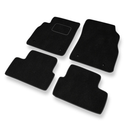 Tapis de sol velours pour Chevrolet Cruze (2008-2016) - Premium tapis de voiture - noir - DGS Autodywan