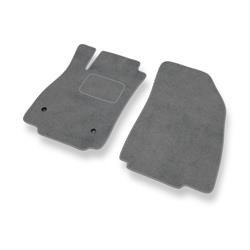 Tapis de sol velours pour Chevrolet Trax (2012-....) - Premium tapis de voiture - gris - DGS Autodywan