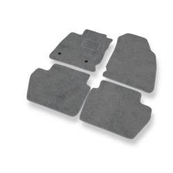 Tapis de sol velours pour Ford EcoSport (2018-....) - Premium tapis de voiture - gris - DGS Autodywan