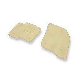 Tapis de sol velours pour Ford S-Max II (2015-....) - Premium tapis de voiture - beige - DGS Autodywan