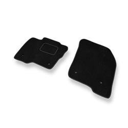 Tapis de sol velours pour Ford S-Max II (2015-....) - Premium tapis de voiture - noir - DGS Autodywan