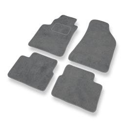 Tapis de sol velours pour Lancia Delta III (2008-....) - Premium tapis de voiture - gris - DGS Autodywan