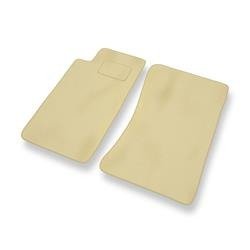 Tapis de sol velours pour Mazda MX-5 I (1990-1998) - Premium tapis de voiture - beige - DGS Autodywan