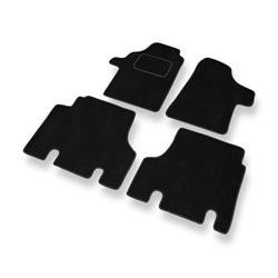 Tapis de sol velours pour Mercedes-Benz Vito W639 (2003-2014) - Premium tapis de voiture - noir - DGS Autodywan