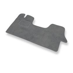 Tapis de sol velours pour Peugeot Boxer II, III (2006-....) - Premium tapis de voiture - gris - DGS Autodywan