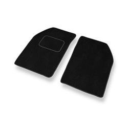 Tapis de sol velours pour Renault Kangoo I (1997-2007) - Premium tapis de voiture - noir - DGS Autodywan