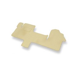 Tapis de sol velours pour Renault Master IV (1+1) (2010-....) - Premium tapis de voiture - beige - DGS Autodywan