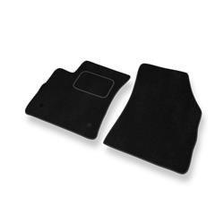 Tapis de sol velours pour Renault Megane IV (2016-....) - Premium tapis de voiture - noir - DGS Autodywan