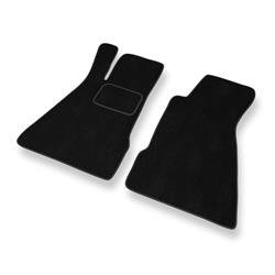 Tapis de sol velours pour Smart Roadster I (2002-2006) - Premium tapis de voiture - noir - DGS Autodywan