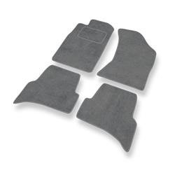 Tapis de sol velours pour Toyota 4Runner IV (2003-....) - Premium tapis de voiture - gris - DGS Autodywan