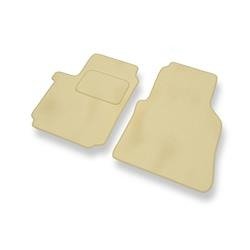 Tapis de sol velours pour Volkswagen Amarok I (2009-....) - Premium tapis de voiture - beige - DGS Autodywan