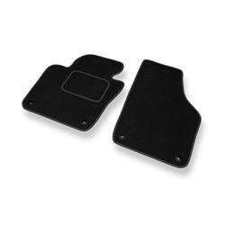 Tapis de sol velours pour Volkswagen Sharan II (2010-....) - Premium tapis de voiture - noir - DGS Autodywan