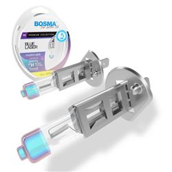 Ampoules halogènes H1 - 12 [V] 55 [W] - BOSMA - Premium Collection Blue Laser - 2 pc.