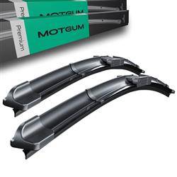 Balais d'essuie-glace de pare-brise pour Mazda MX-5 IV Roadster (05.2015-....) - essuie-glace pour lunette avant - kit essuie glaces - Motgum - balais plats Premium