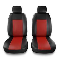 Housses de siège universelles pour Ford Escort MK5, MK6, MK7 (1990-2000) - housse siege voiture universelles - couverture siege conducteur - rouge - Auto-Dekor - Comfort 1+1