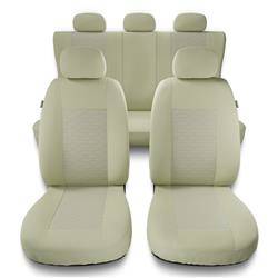Housses de siège universelles pour Ford Fiesta MK5, MK6, MK7, MK8 (1999-2019) - housse siege voiture universelles - couverture siege - MP-3 (beige) - Auto-Dekor - Modern