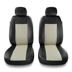Housses de siège universelles pour Hyundai Elantra III, IV, V, VI, VII (2000-....) - housse siege voiture universelles - couverture siege conducteur - beige - Auto-Dekor - Comfort 1+1