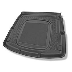 Tapis de coffre pour Audi A8 D4 Berline (01.2010-09.2013) - bac de coffre - protection de coffre voiture - Aristar - Standard - version standard et longue ; avec roue de secours à usage temporaire / kit de réparation; aussi pour la version Quattro